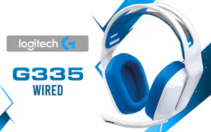 Logitech G335 Wired Gaming Headset White - Image 1