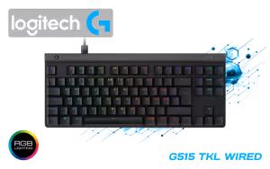 Logitech G515 TKL Lightspeed Wired Gaming Keyboard Black - Image 1