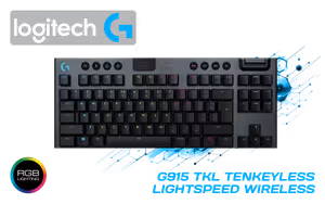 Logitech G915 TKL Wireless RGB Mechanical Gaming Keyboard Logitech G915 TKL Wireless RGB Mechanical Gaming Keyboard - Image 1
