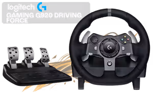 Logitech G920 Driving Force Racing Wheel Logitech G920 Driving Force Racing Wheel - Image 1