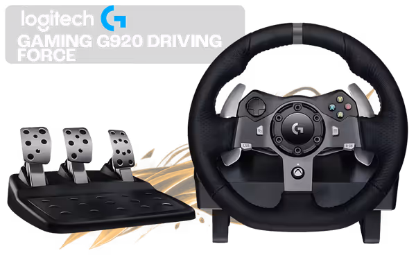 Logitech G920 Driving Force Racing Wheel – 900° Dual-Motor Force - image 1 Logitech G920 Driving Force Racing Wheel – 900° Dual-Motor Force - image 1