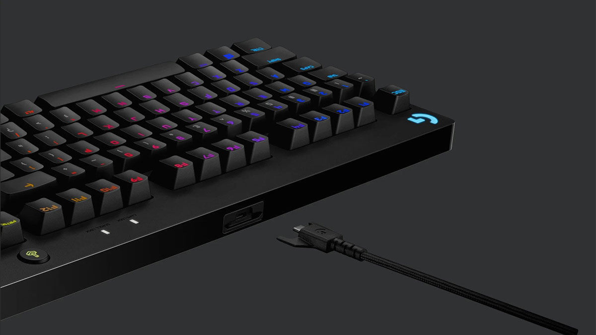 Logitech G Pro RGB Mechanical Gaming Keyboard - Detachable Cable