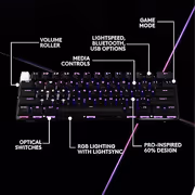 [OPEN BOX] Logitech PRO X 60 LIGHTSPEED Keyboard - image 13