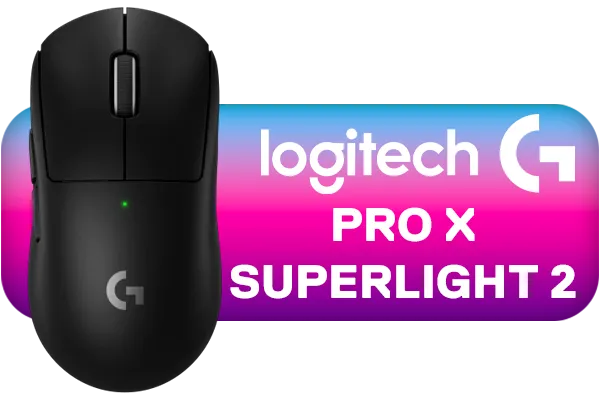 Logitech G PRO X SUPERLIGHT 2 Wireless Gaming Mouse - Black