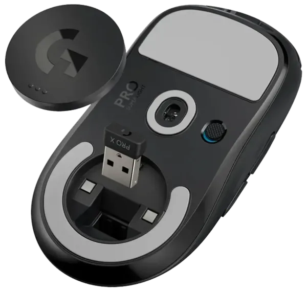 Logitech G PRO X SUPERLIGHT Wireless Gaming Mouse — HERO 25K, <63g