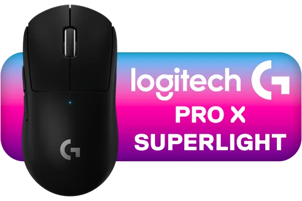 Logitech G PRO X SUPERLIGHT Wireless Gaming Mouse - Black