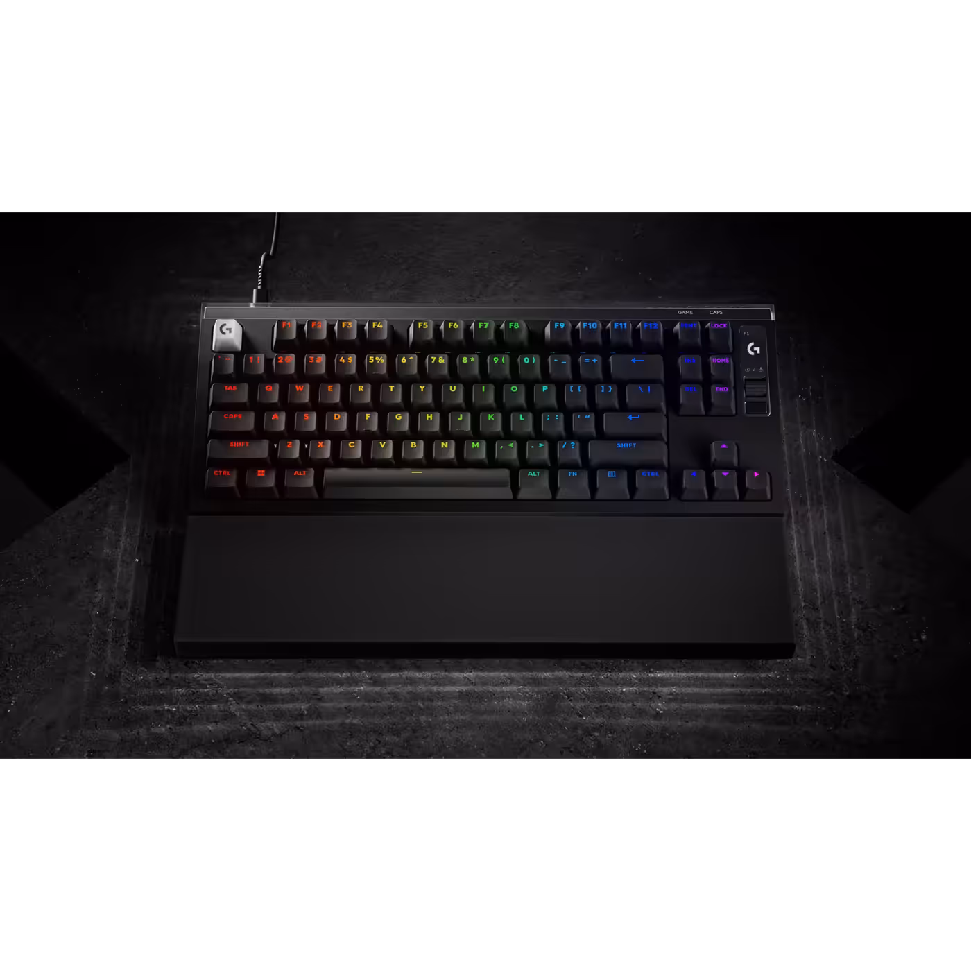 Logitech G PRO X2 RAPID TKL keyboard in black with per-key RGB