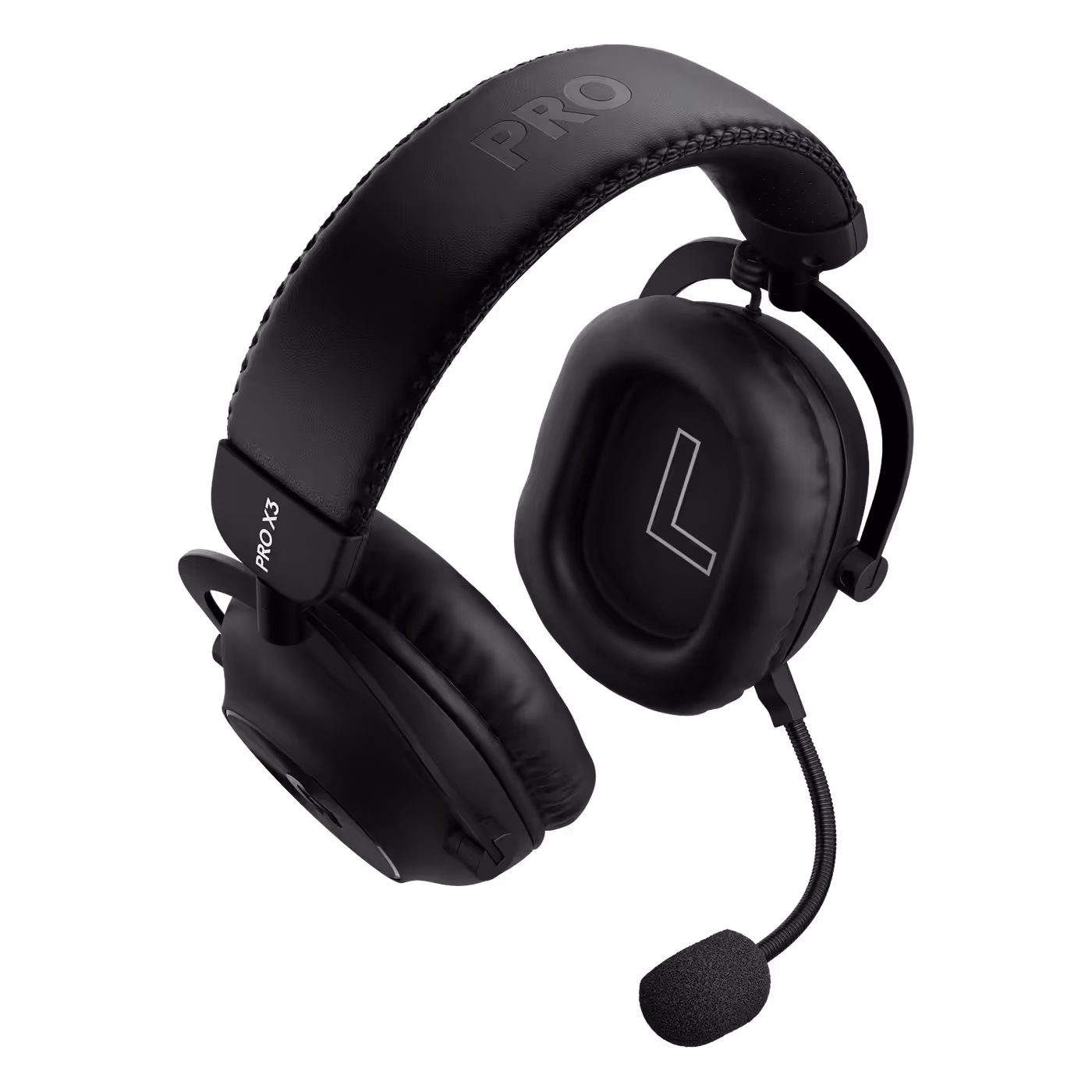 PRO X3 LIGHTSPEED headband and memory foam ear cups