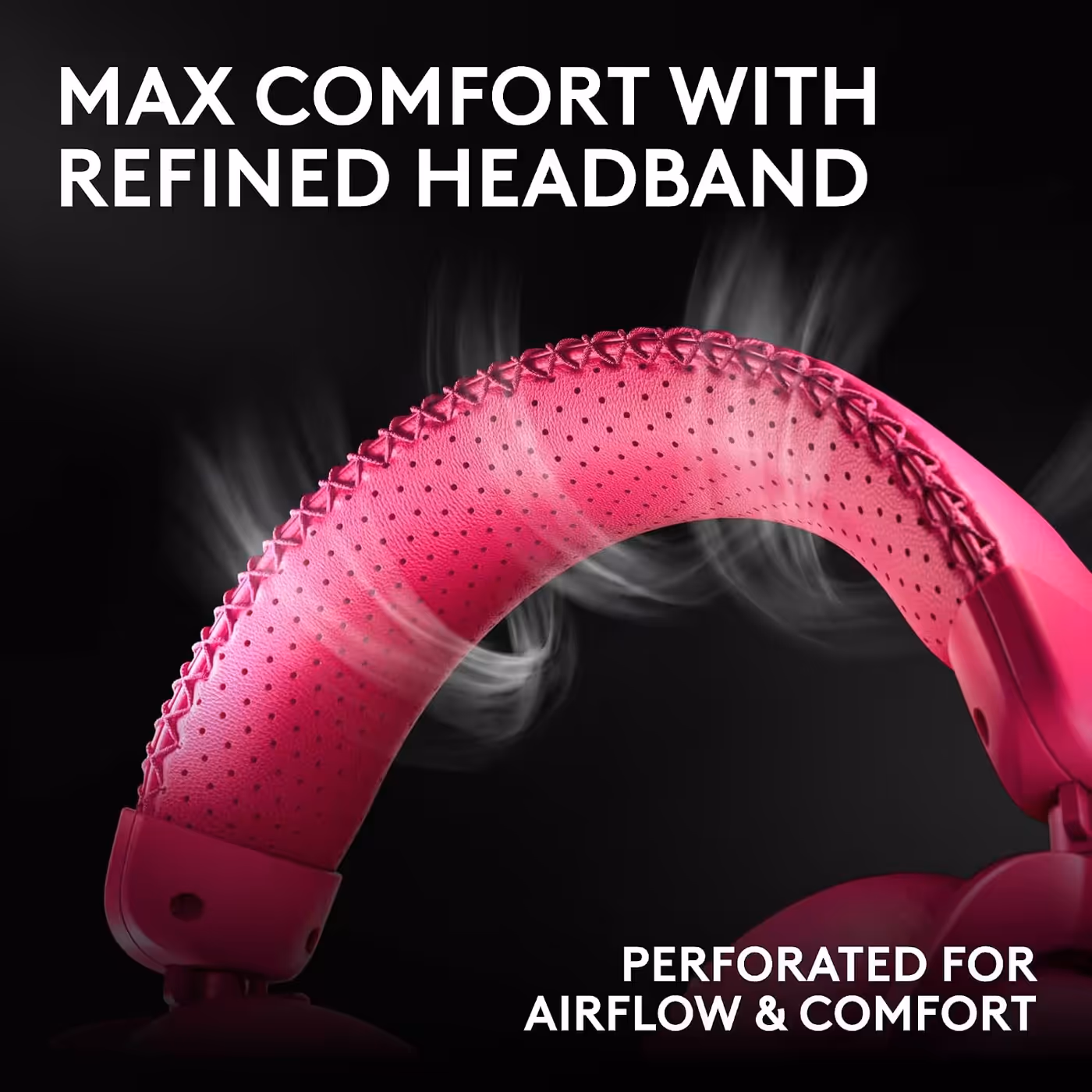 PRO X3 LIGHTSPEED perforated headband for airflow and comfort