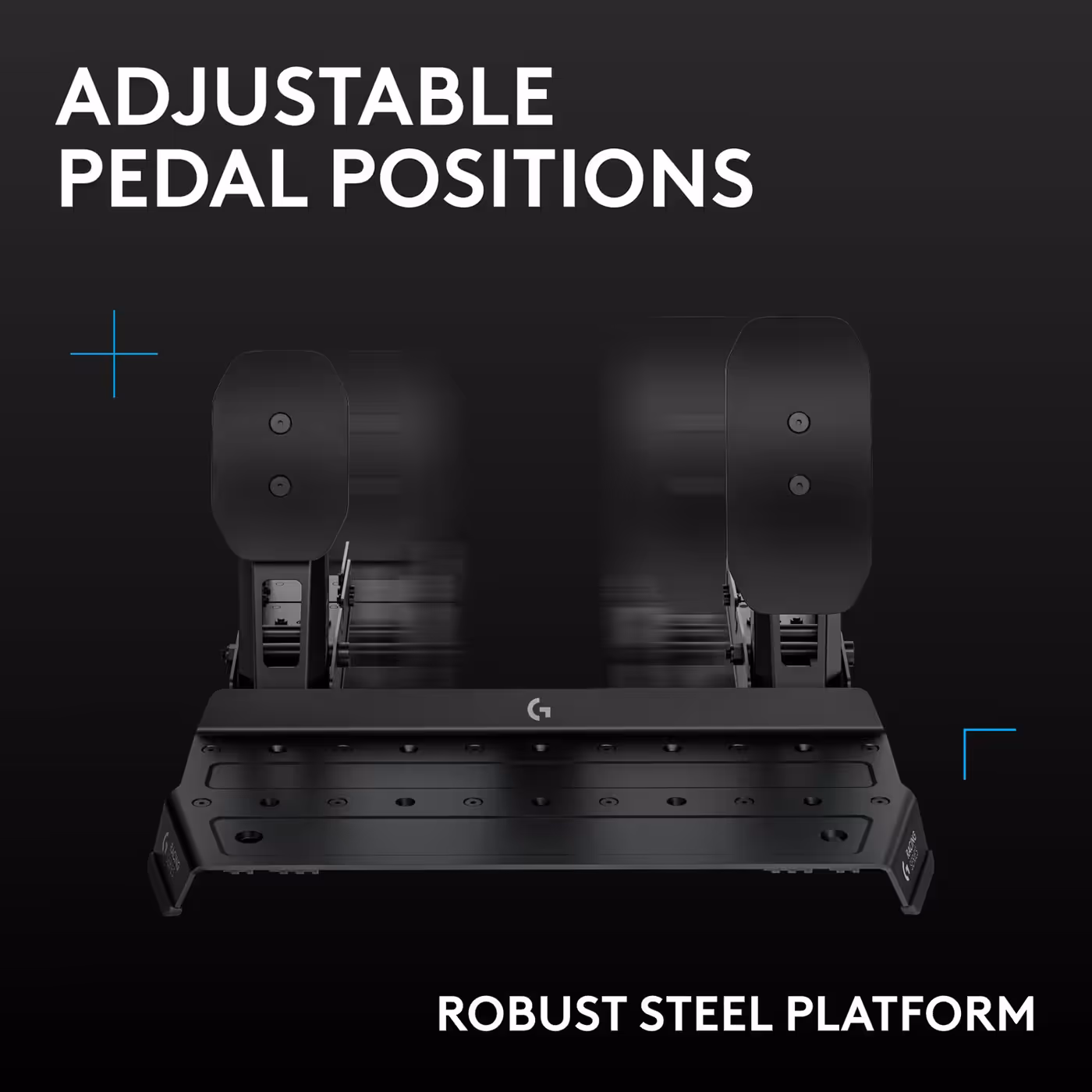 Adjustable pedal positions on the RS Pedals SE