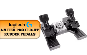 Logitech G Saitek Pro Flight Rudder Pedals Logitech G Saitek Pro Flight Rudder Pedals - Image 1
