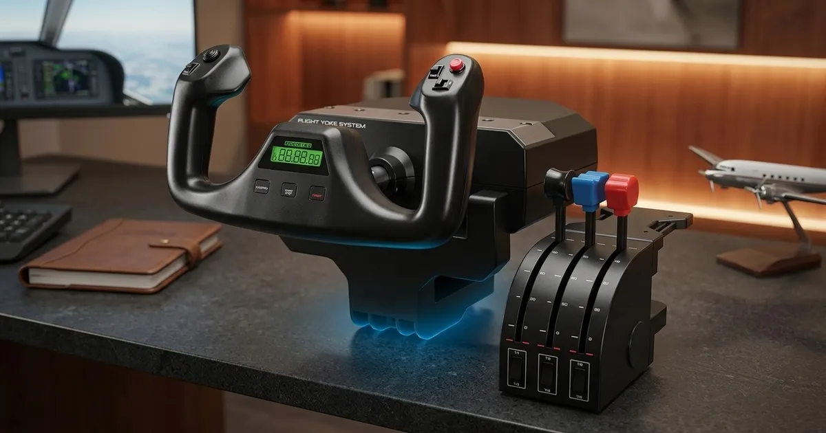 Logitech G Saitek Pro Flight Yoke System — Pro Yoke & Throttle