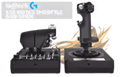 Logitech G X56 HOTAS Throttle & Stick — 189 Controls, RGB - image 1