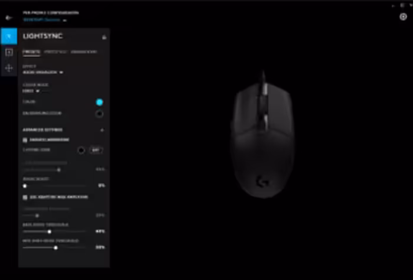 Logitech G102 Audio Visualizer Feature