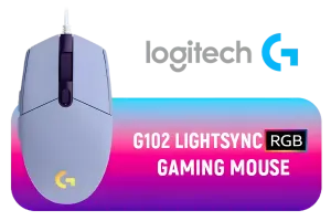 Logitech G102 Lightsync RGB Gaming Mouse - Lilac | Precision & Style - image 1