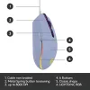 Logitech G102 Lightsync RGB Gaming Mouse - Lilac | Precision & Style - image 7