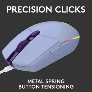 Logitech G102 Lightsync RGB Gaming Mouse - Lilac | Precision & Style - image 12
