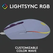 Logitech G102 Lightsync RGB Gaming Mouse - Lilac | Precision & Style - image 8