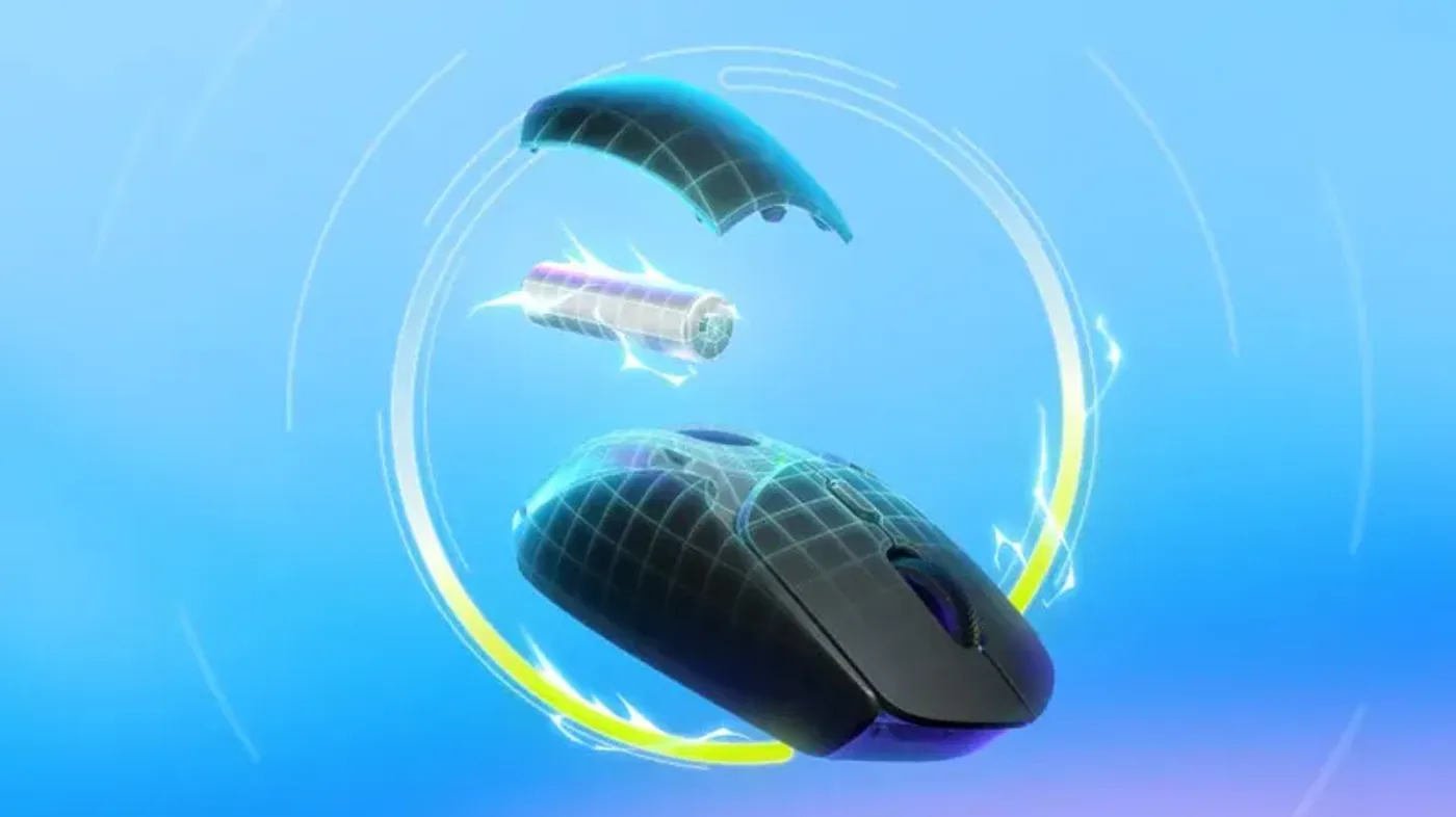 G309 Lightspeed mouse showcasing battery capabilities