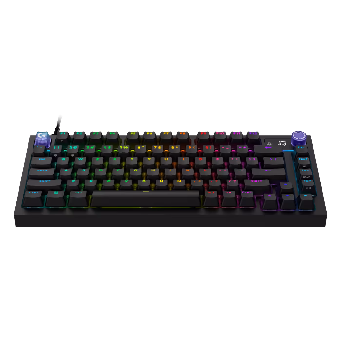 Typing angle of the black G316 X 75