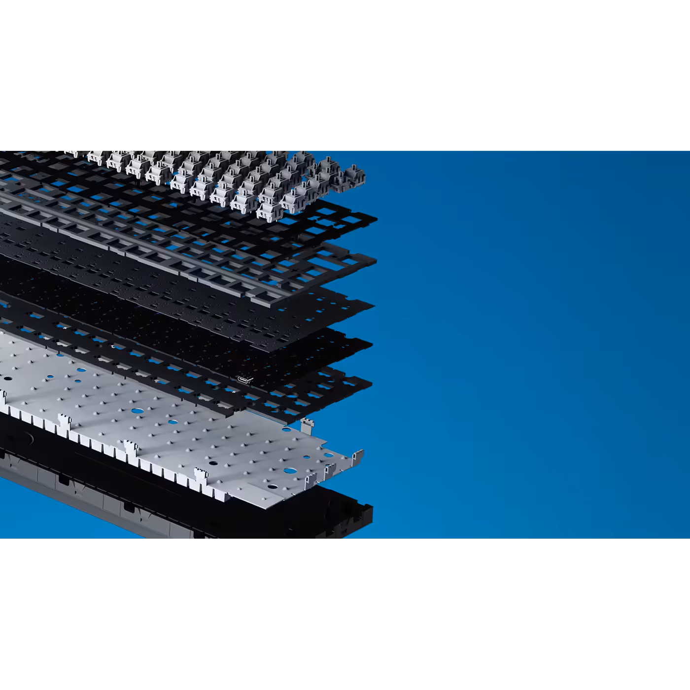 Layers inside the gasket-mounted G316 X 75