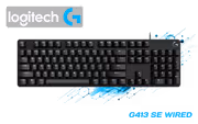 Logitech G413 SE Mechanical Gaming Keyboard — Tactile, PBT Caps - image 1