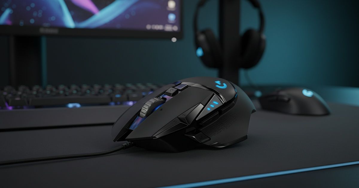 Logitech G502 Hero – 25,600 DPI RGB Gaming Mouse