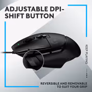 Logitech G502 X Wired Gaming Mouse — LIGHTFORCE, HERO 25K (Black) - image 12
