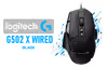 Logitech G502 X Wired Gaming Mouse — LIGHTFORCE, HERO 25K (Black) - image 1