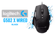 Logitech G502 X Wired Gaming Mouse — LIGHTFORCE, HERO 25K (Black) - image 1