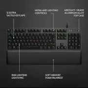 Logitech G513 Carbon RGB Mechanical Keyboard | Blue Switch - Premium Gaming Experience - image 12