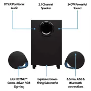 Logitech G560 RGB PC Gaming Speakers with DTS:X - image 13