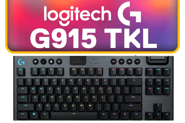 Logitech G915 TKL Wireless RGB Mechanical Gaming Keyboard