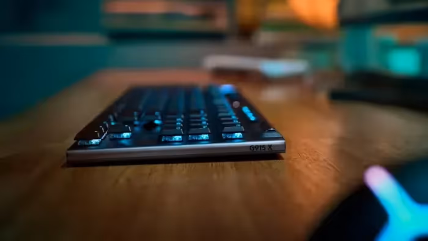 Logitech G915 X TKL Keyboard with Low-Profile Mechanical Switches