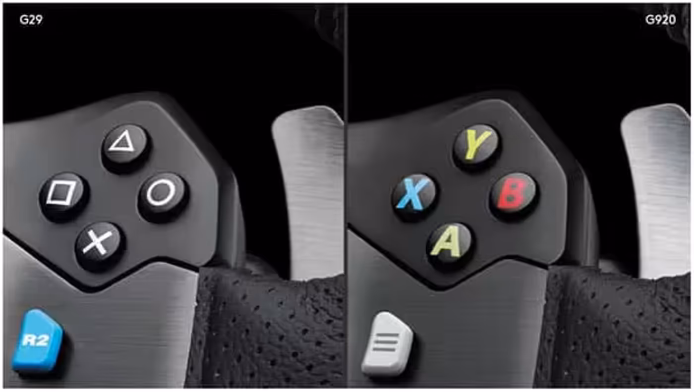 Nonlinear brake pedal on the Logitech G920 Driving Force pedal unit