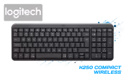 Logitech K250 Bluetooth Wireless Keyboard — Compact, Spill-Resistant - image 1