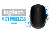 Logitech M171 Wireless Mouse 3-Button Black - Reliable Wireless - image 1