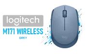 Logitech M171 Wireless Mouse Grey 2.4GHz Optical - image 1