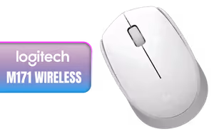 Logitech M171 Wireless Mouse White - Image 1