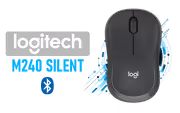 Logitech M240 Silent Bluetooth Mouse — Graphite, Small-to-Med - image 1