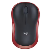 Logitech M185 Wireless Mouse — 2.4GHz, Red, Plug & Play - image 2