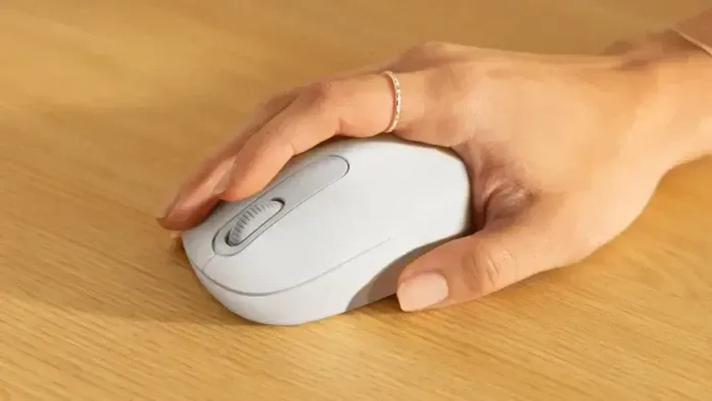 Logitech M196 wireless mouse tracking on a flat surface