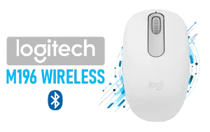 Logitech M196 Wireless Bluetooth Mouse Off White - Image 1