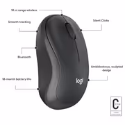 Logitech M240 Silent Bluetooth Mouse — Graphite, Small-to-Med - image 6