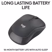 Logitech M240 Silent Bluetooth Mouse — Graphite, Small-to-Med - image 8