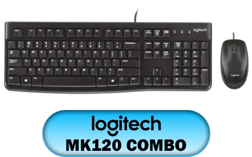 Logitech MK120 Keyboard And Mouse Combo Logitech MK120 Keyboard And Mouse Combo - Image 1