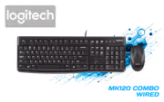 Logitech MK120 Wired Keyboard and Mouse Combo - Spill-Resistant, Durable - image 1