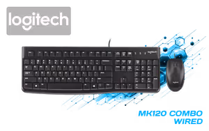 Logitech MK120 Keyboard And Mouse Combo - Image 1