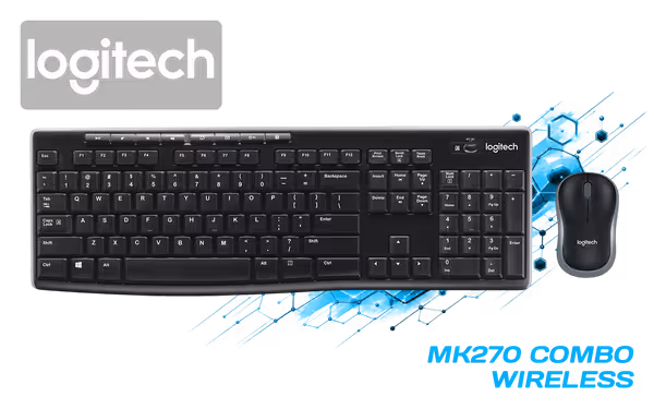 Logitech MK270 Wireless Keyboard and Mouse Combo - image 1 Logitech MK270 Wireless Keyboard and Mouse Combo - image 1