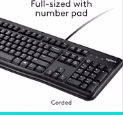 Logitech MK120 Wired Keyboard and Mouse Combo - Spill-Resistant, Durable - image 11